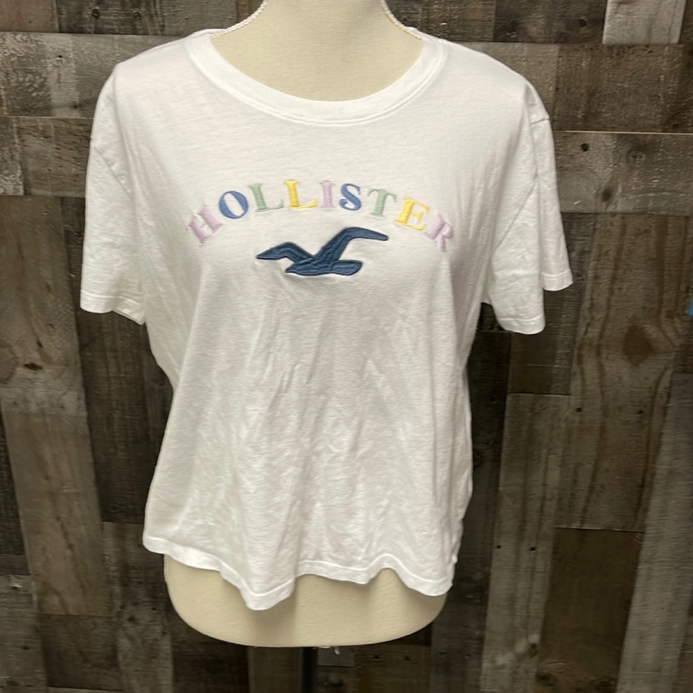 Hollister size large crop EUC
